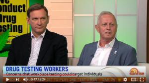 Graeme Kelly on Weekend Sunrise