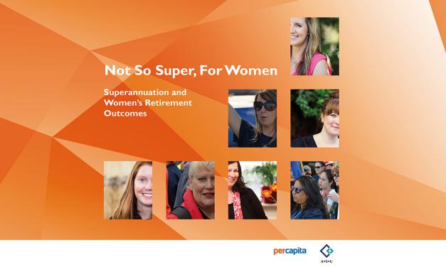 New report reveals retirement is not so super for women