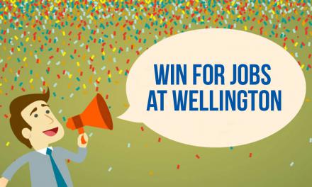 Win for jobs @  Wellington