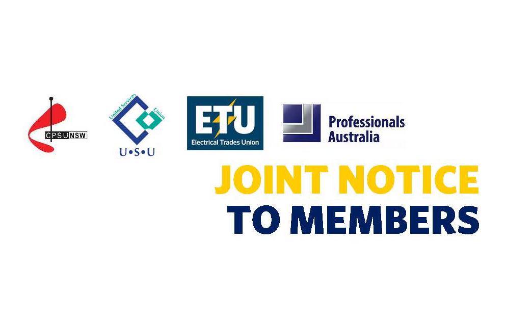 Joint notice to members: Ausgrid offer on the table