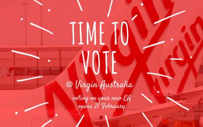 TIME TO VOTE YES AT VIRGIN AUSTRALIA