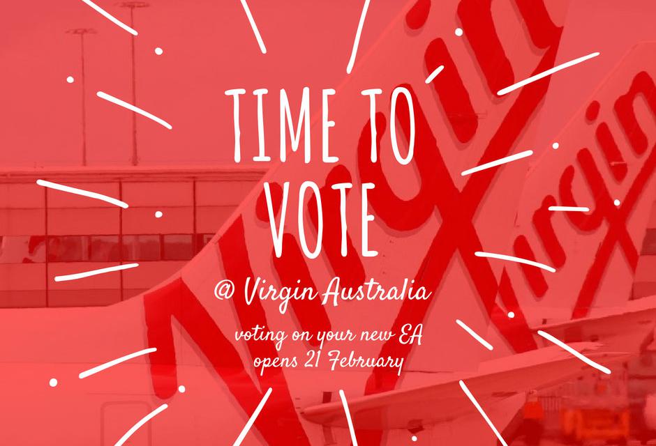 TIME TO VOTE YES AT VIRGIN AUSTRALIA