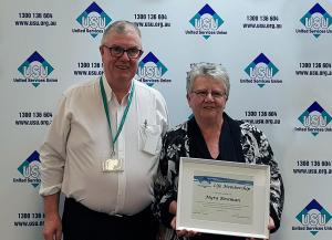 Myra Bowman was awarded life membership this past Friday, 24th of March 2018.