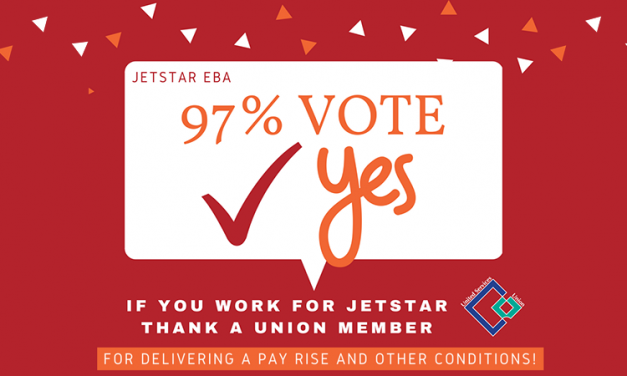 It’s a massive YES vote @ Jetstar