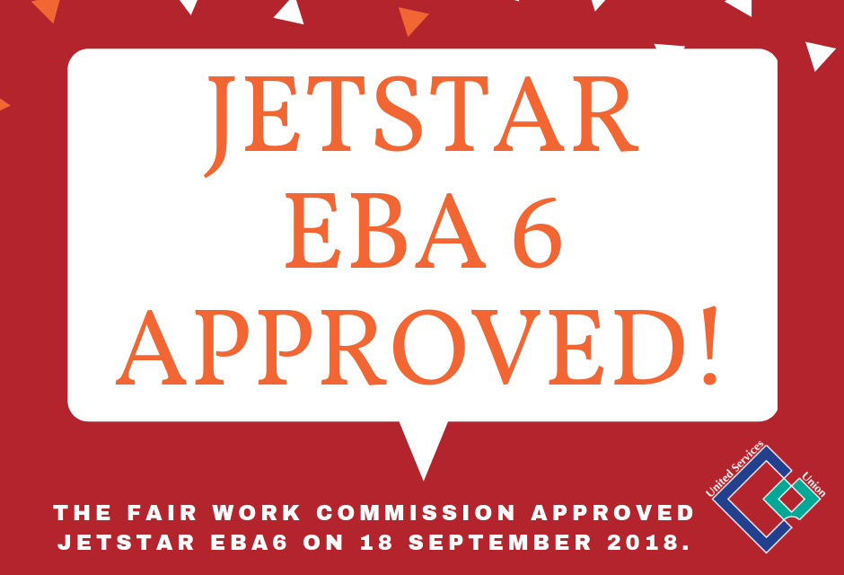 Jetstar EBA6 approved!