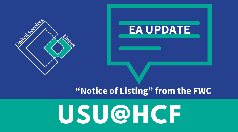 USU@HCF: FWC Notice of listing on EA