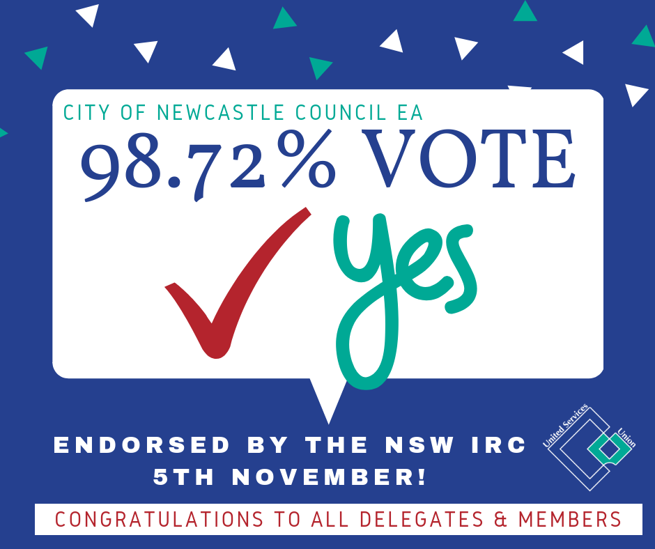 City of Newcastle Council EA: 98.72% ENDORSED & APPROVED | United ...