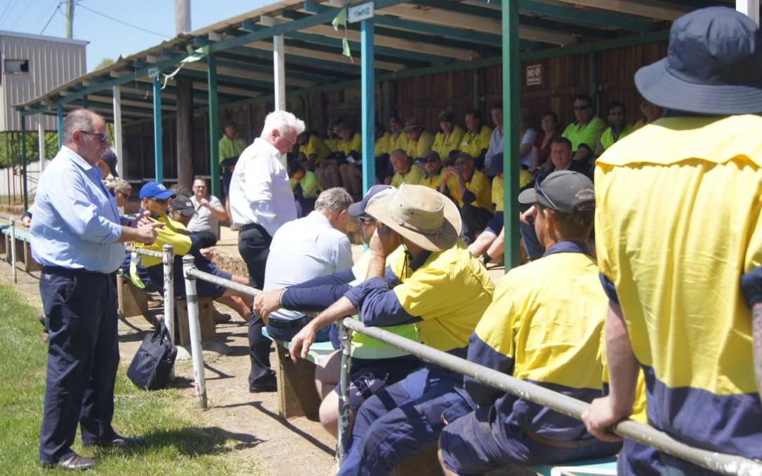 Crookwell Gazette: United Services Union stop-work meeting with ULS council staff