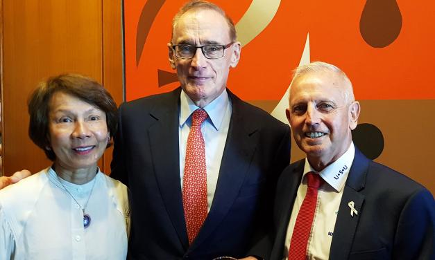Graeme Kelly dedicates honours to USU members
