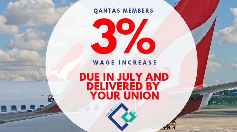 QANTAS EBA 11: Your next pay rise is due in July