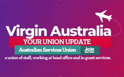 Urgent Update for ASU members at Virgin Australia