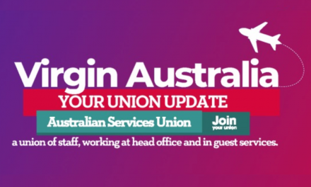 Urgent Update for ASU members at Virgin Australia