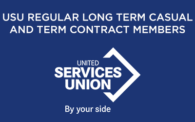 ATTENTION USU REGULAR LONG TERM CASUAL AND TERM CONTRACT MEMBERS