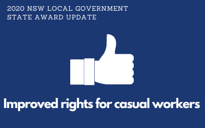 2020 NSW Local Government State Award Update: Improved rights for casual workers
