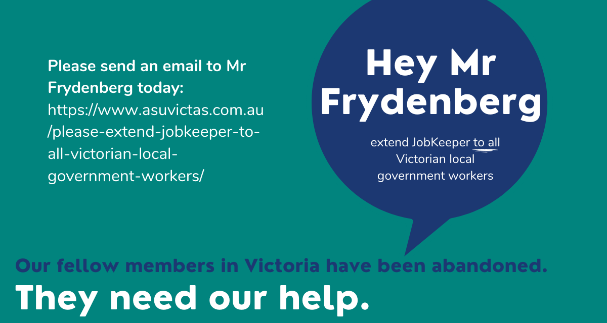 Our fellow members in Victoria have been abandoned. They need our help.