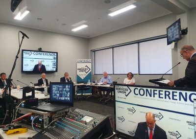 Unions NSW Secretary Mark Morey Opened Conference