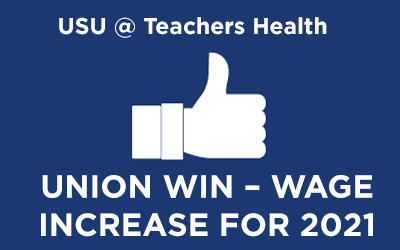USU @ Teachers Health: UNION WIN – WAGE INCREASE FOR 2021