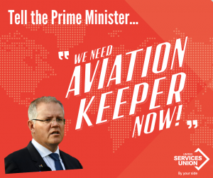 Tell the PM we need aviation keeper