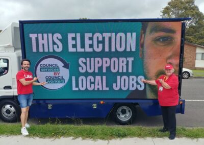 The truck at Shellharbour - support local jobs