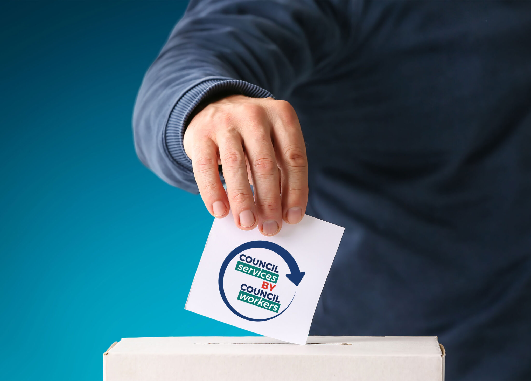 Vote for council services by council workers