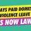 You did it. Paid family and domestic violence leave is law.