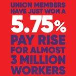 BREAKING: USU/ASU members win 5.75% pay rise for almost 3 million workers