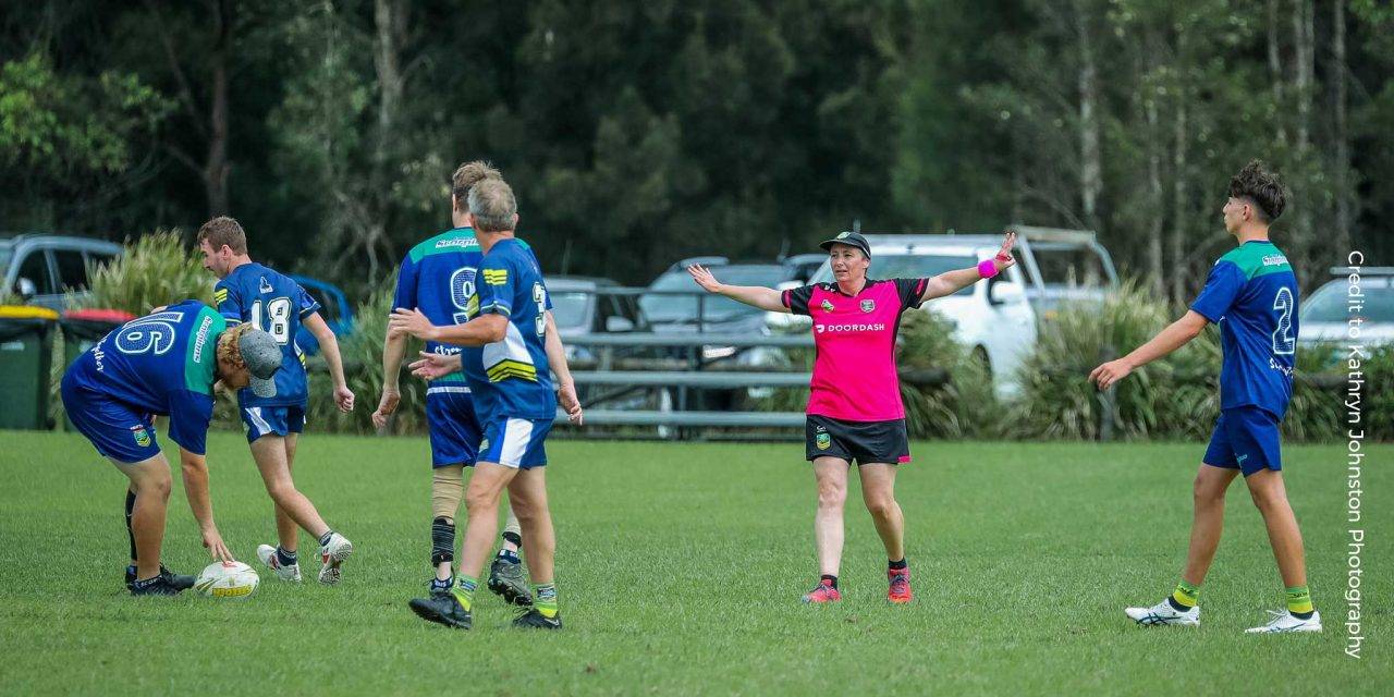 USU member and touch footy ref Angela Budai heads to the UK