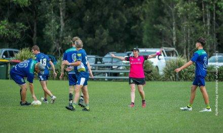USU member and touch footy ref Angela Budai heads to the UK