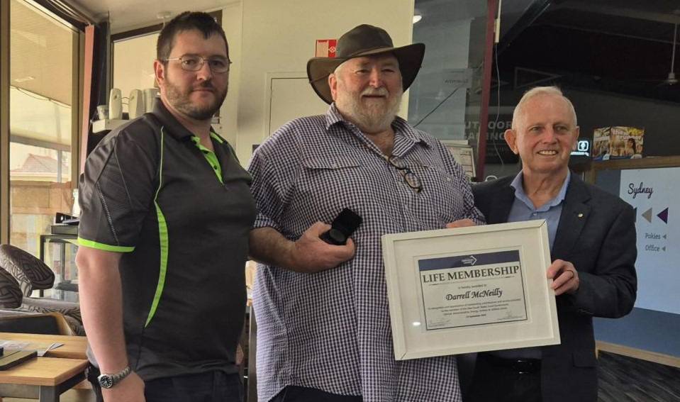 Life membership awarded to Darrell McNeilly of Murrumbidgee Council