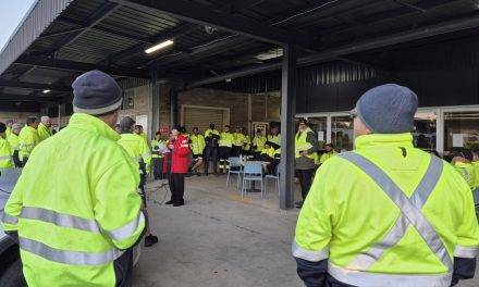 Members refused to leave the yard at Blacktown Council