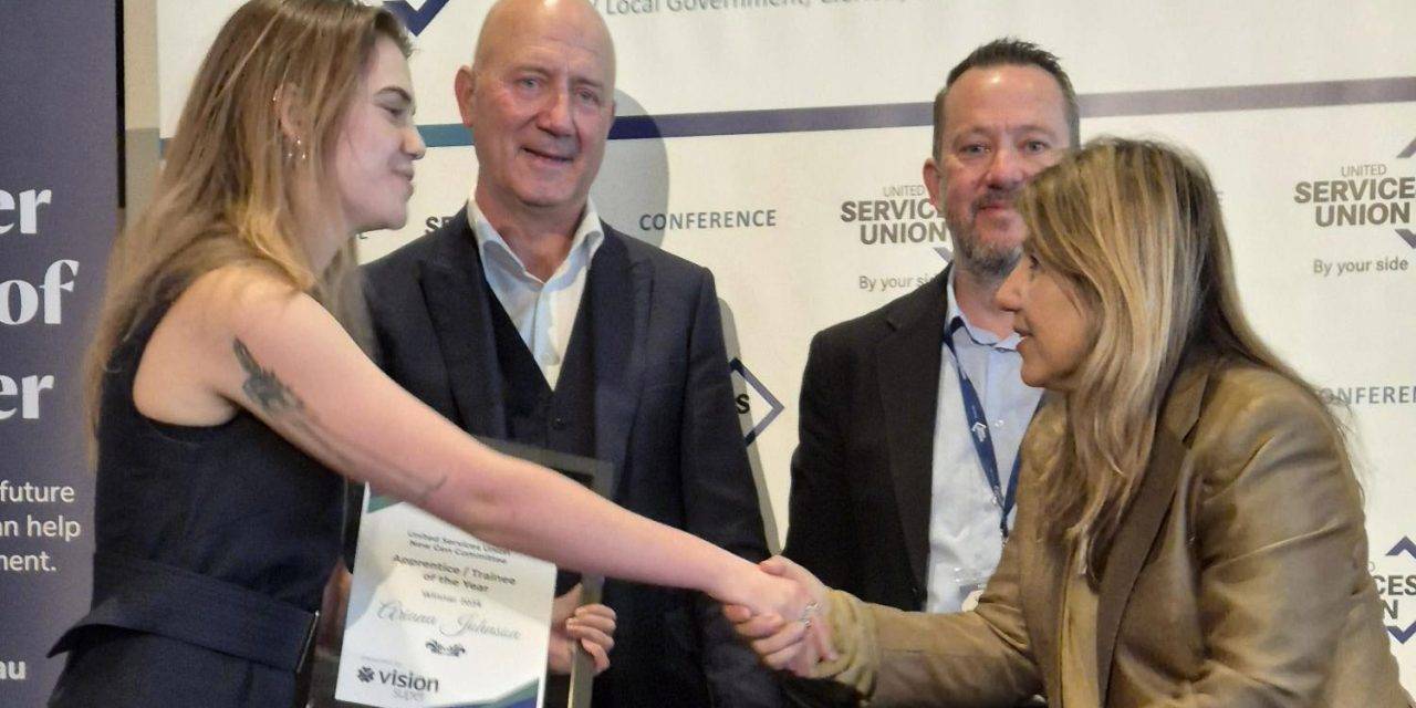 Our 2025 Apprentice/Trainee of the Year: Ariana Johnson of Kiama Municipal Council