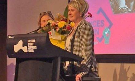 Liza Buckley, winner of the 2025 Edna Ryan Award for Outstanding Female Delegate in Local Government
