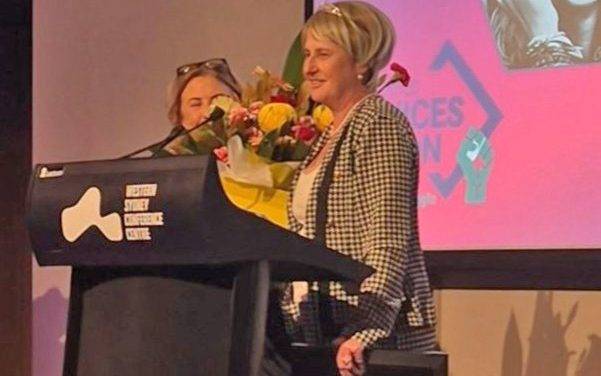 Liza Buckley, winner of the 2025 Edna Ryan Award for Outstanding Female Delegate in Local Government