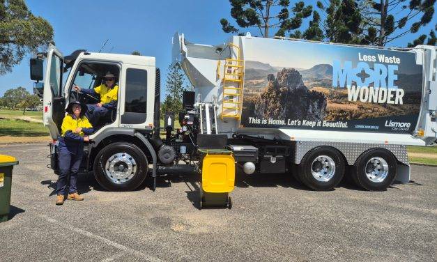 Wheelie big news: Lismore City Council receives first of eight new garbage trucks