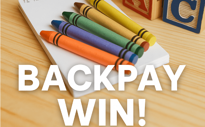 Over $100k in Backpay Secured for Preschool Teachers