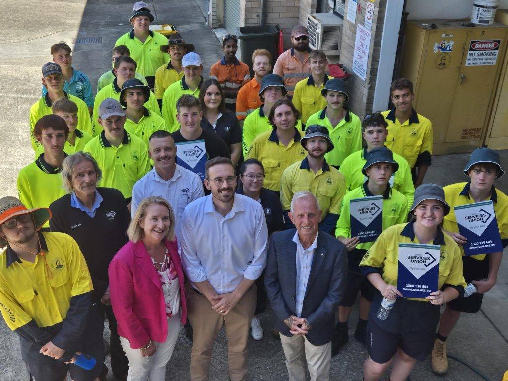 Joining one of the largest cohorts of Fresh Start Apprenticeship cohorts, this group are one of the newest at Sutherland Shire Council but they’re not the last! Pictured at the front, alongside the Apprentices (from left